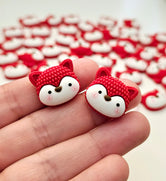 Embellies!! "Red Fox" - 2pcs