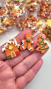 Embellies!! "Gingerbread Trio" - 3pcs