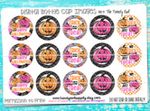 "Happy Jack-o'-Lanterns" - Cute Halloween Sayings - 1" Bottle Cap Images - INSTANT DOWNLOAD