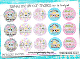 "Back To School & Looking Cool!"- 1" Bottle Cap Images - INSTANT DOWNLOAD
