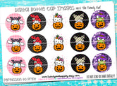 **FREEBIE FRIDAY** "Halloween HK Friends" - Cute Halloween Sayings - 1" Bottle Cap Images - INSTANT DOWNLOAD