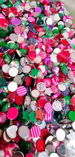 LIMITED EDITION Embellies Mix!! "Christmas Magic" approx. 50 pieces/pack