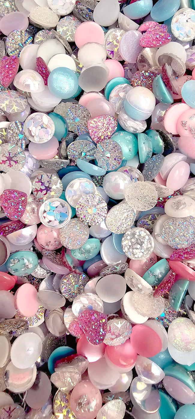 LIMITED EDITION Embellies Mix!! "Winter Wishes" approx. 50 pieces/pack