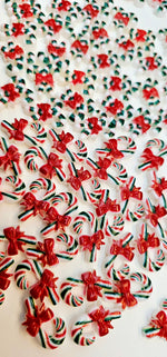 Embellies!! "Candy Canes" - 4pcs
