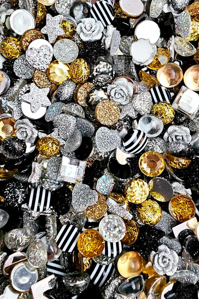 LIMITED EDITION Embellies Mix!! "NYE Celebration" approx. 50 pieces/pack
