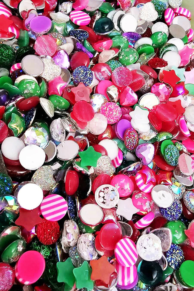 LIMITED EDITION Embellies Mix!! "Christmas Magic" approx. 50 pieces/pack