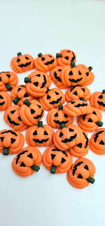 Embellies!! "Jack-O-Lantern Pumpkins" - 2pcs