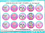 Summer Pool Days - 1" Bottle Cap Images - INSTANT DOWNLOAD