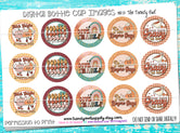 **FREEBIE FRIDAY** "Thanksgiving Sayings" Fall Quotes - 1" Bottle Cap Images - INSTANT DOWNLOAD