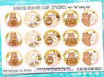 "Honey Bear"  - 1" Bottle Cap Images - INSTANT DOWNLOAD