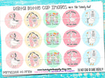 "Silly Goose on the Loose"  - 1" Bottle Cap Images - INSTANT DOWNLOAD