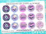 "Spooky Babe" - Cute Halloween Sayings - 1" Bottle Cap Images - INSTANT DOWNLOAD