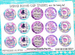 "Horror Movies & Chill" - Cute Halloween Sayings - 1" Bottle Cap Images - INSTANT DOWNLOAD