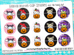 **FREEBIE FRIDAY** "Halloween HK Friends" - Cute Halloween Sayings - 1" Bottle Cap Images - INSTANT DOWNLOAD