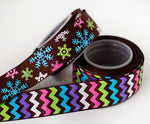 7/8" Dots, Chevron, & Snowflakes - By The Yard