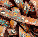 7/8" Pumpkin Everything - Fall/Thanksgiving Print - By The Yard