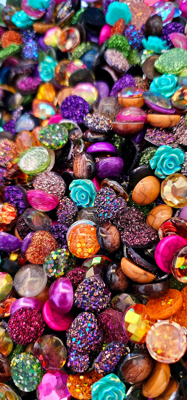 LIMITED EDITION Embellies Mix!! "Fall Is My Favorite Color" approx. 50 pieces/pack