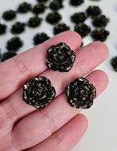 Embellies!! "Black Magic" Roses - 3pcs