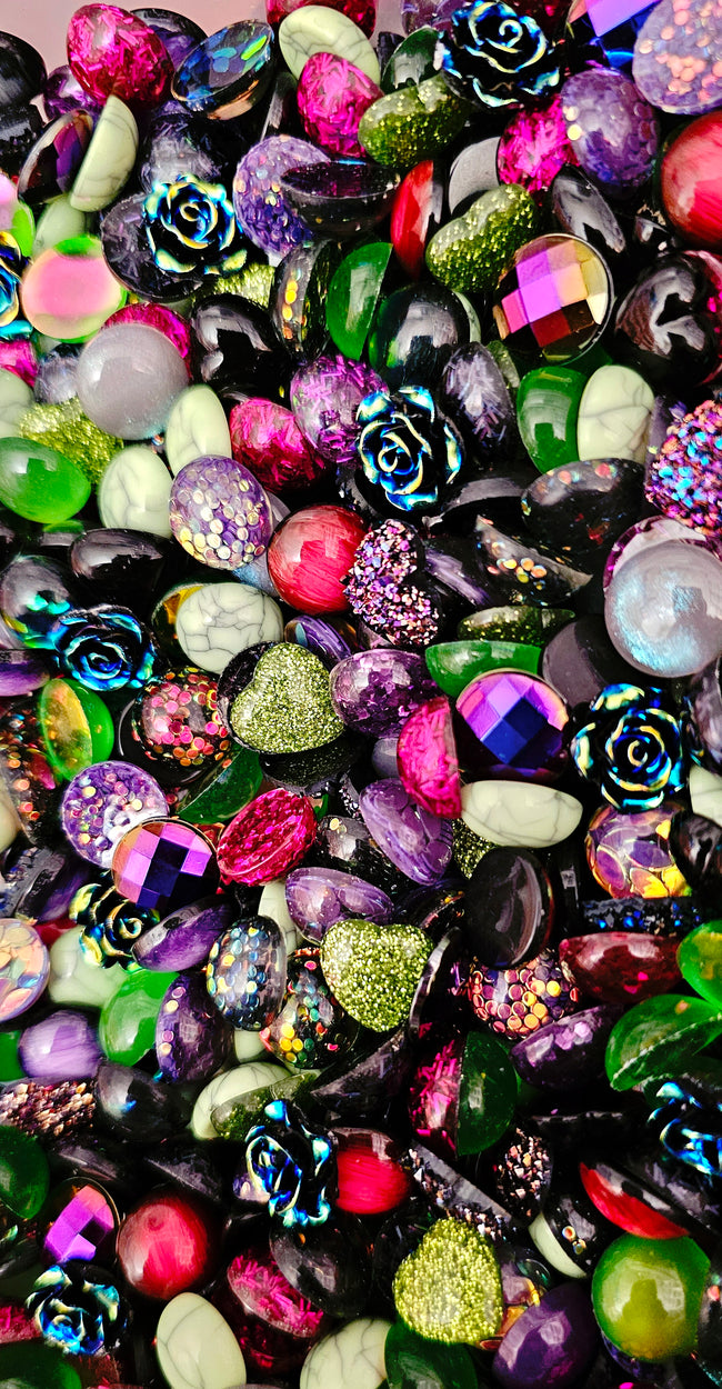 LIMITED EDITION Embellies Mix!! "Villain Vibes" approx. 50 pieces/pack