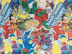 "Storybook/Bookworm" - U.S. Designer Faux Leather Printed Fabric Sheets