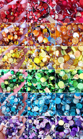 Embellies!! "SOLIDS" approx. 50 pieces/pack