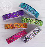 7/8" Bright Leopard Print - BY THE YARD