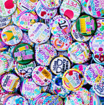 SCHOOL THEMED - 25pc. Flat Back Button Grab Bag
