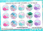 Whaley Cute & Mermazing - 1" Bottle Cap Images - INSTANT DOWNLOAD