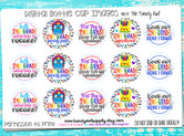 2nd Grade! - Back To School Themed - 1" Bottle Cap Images - INSTANT DOWNLOAD