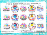 4th Grade! - Back To School Themed - 1" Bottle Cap Images - INSTANT DOWNLOAD