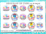 5th Grade! - Back To School Themed - 1" Bottle Cap Images - INSTANT DOWNLOAD