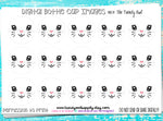 Bunny Faces! Easter Themed - 1" Bottle Cap Images - INSTANT DOWNLOAD