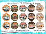 Camping Quotes - Summer Themed - 1" Bottle Cap Images - INSTANT DOWNLOAD