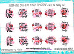 Little Miss Love Bug - Valentine's Day (vday) Sayings - 1" Bottle Cap Images - INSTANT DOWNLOAD