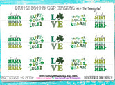 Happy Go Lucky - St. Patrick's Day Sayings - 1" Bottle Cap Images - INSTANT DOWNLOAD