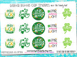 Little Miss Lucky - St. Patrick's Day Sayings - 1" Bottle Cap Images - INSTANT DOWNLOAD