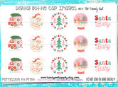 Christmas In The Air - Christmas Sayings - 1" Bottle Cap Images - INSTANT DOWNLOAD