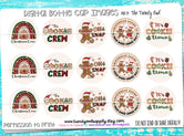 The Cookie Crew - Christmas Sayings - 1" Bottle Cap Images - INSTANT DOWNLOAD