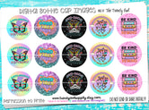 Anti-Social Butterfly - Quotes + Sayings - 1" Bottle Cap Images - INSTANT DOWNLOAD