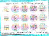 Bunny Babe - Spring + Easter Sayings - 1" Bottle Cap Images - INSTANT DOWNLOAD