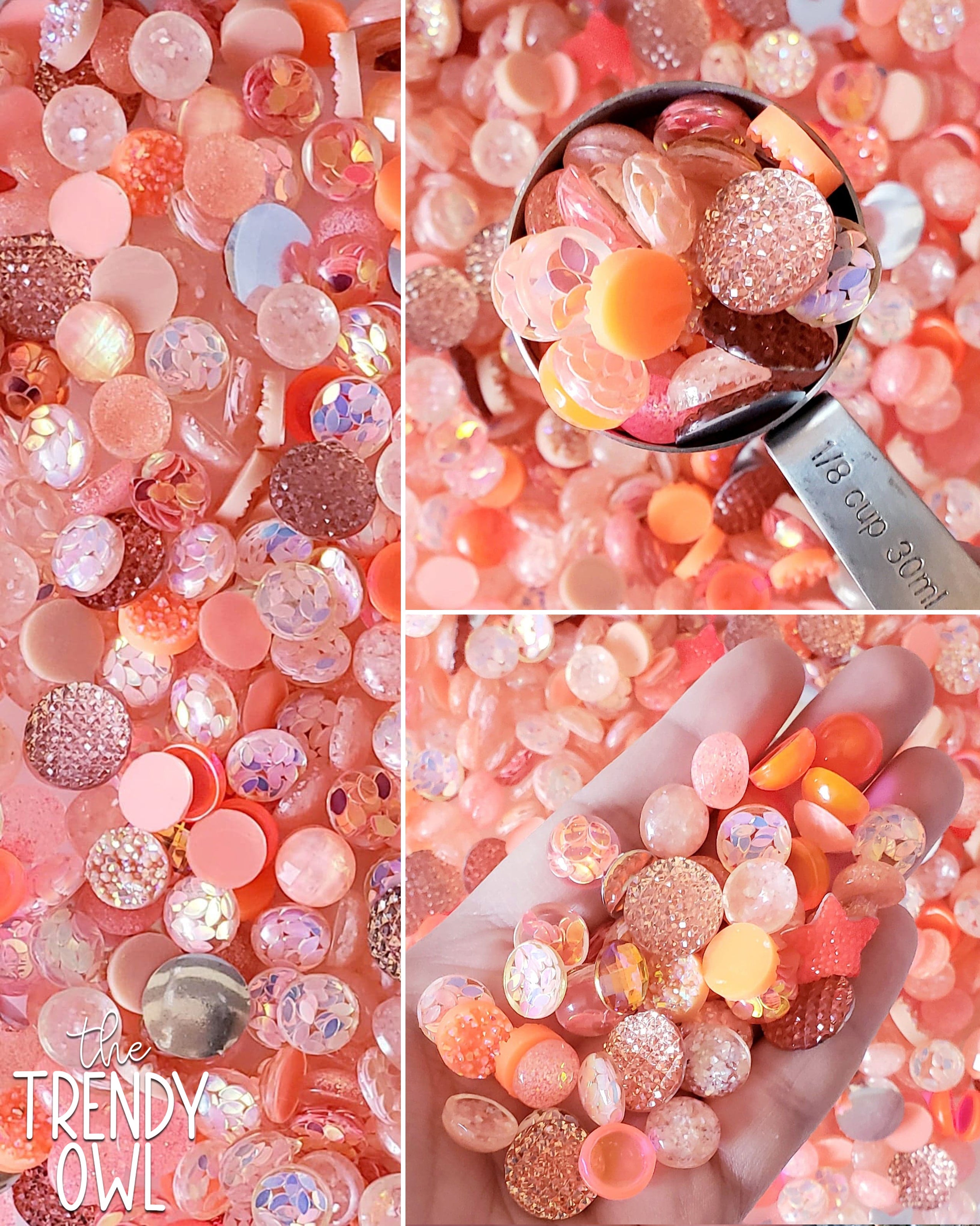 Embellies!! "SOLIDS" approx. 50 pieces/pack