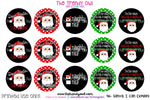 Santa, I Can Explain! - Christmas Themed - 1" BOTTLE CAP IMAGES - INSTANT DOWNLOAD