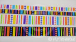 3/8" & 7/8" Polka Dots, Stars, Silly Stripes - Circus Inspired - 5yd Roll