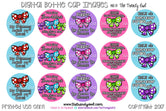 The Bigger The Bow The Better The Mommy - Hair Bow Sayings - 1" BOTTLE CAP IMAGES - INSTANT DOWNLOAD