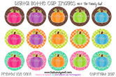 Harvest Pumpkins - Fall Themed - 1" BOTTLE CAP IMAGES - INSTANT DOWNLOAD