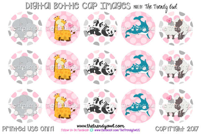 Mom & Me - Mother's Day Themed - 1" BOTTLE CAP IMAGES - INSTANT DOWNLOAD