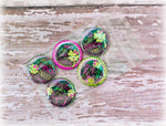 Flat Back Buttons M2M  "Too Cute To Pinch" St. Patrick's Day Collection - 5pc