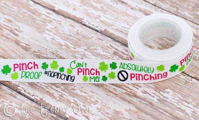 7/8" Pinch Proof - St. Patrick's Day Inspired - 5yd Roll