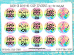 M2M "Jesus is My Rock, and That's How I Roll" - 1" BOTTLE CAP IMAGES - INSTANT DOWNLOAD