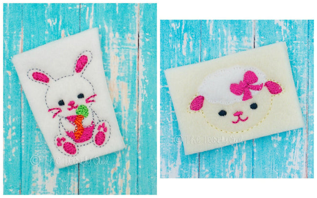 1 pc. Easter Bunny/Easter Lamb! Felties - UNTRIMMED